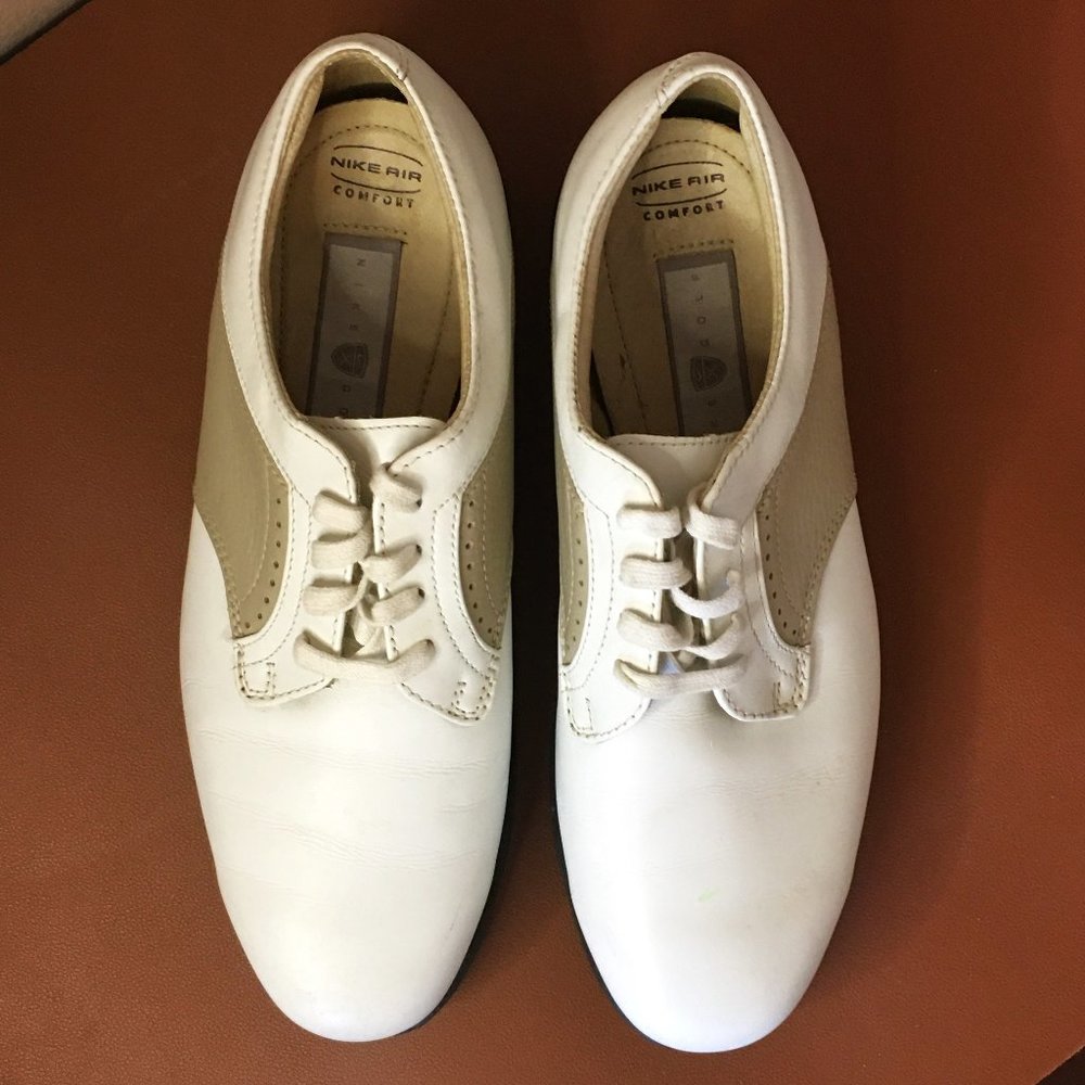 NIKE GOLF "Verdana Last" Nike Air Comfort Leather Golf Shoes - Picture 4 of 14